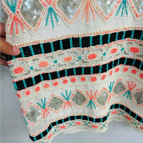 RAGA SILVER SUN Scooped Back BEADED DRESS - Picture 7 of 16